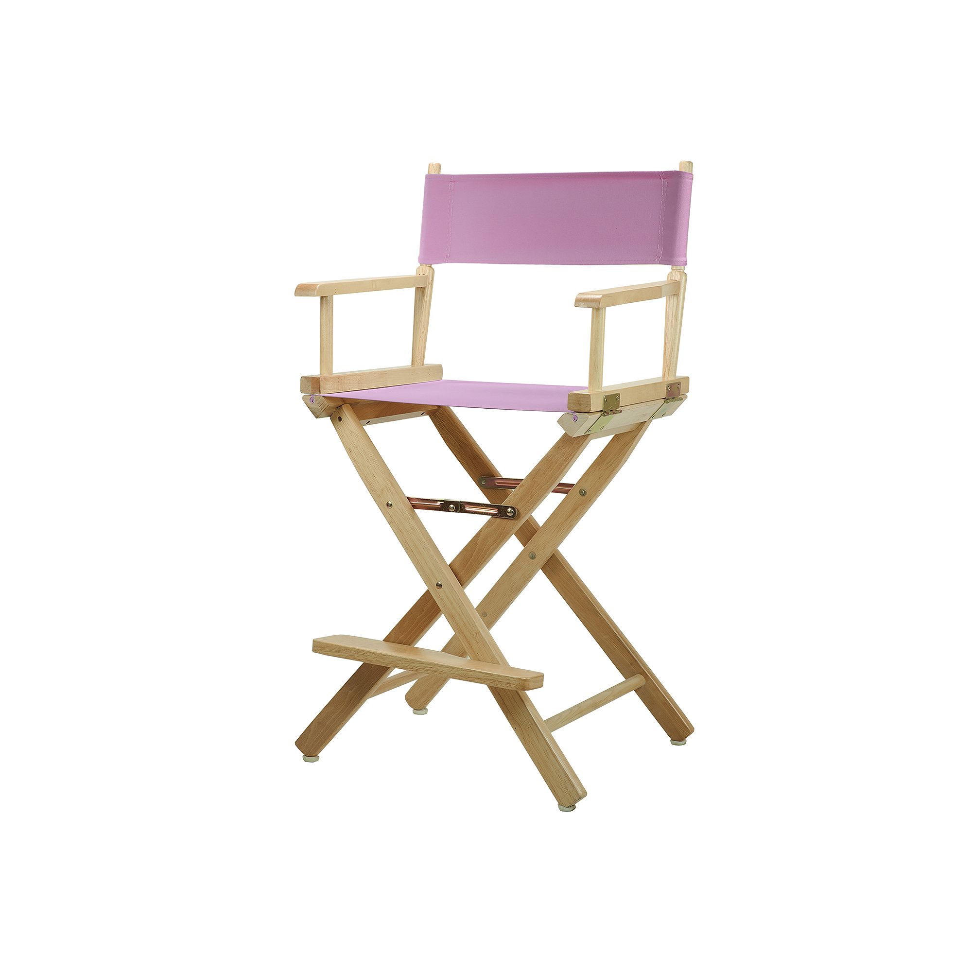 Casual Home 24 Natural Finish Directors Chair, Pink