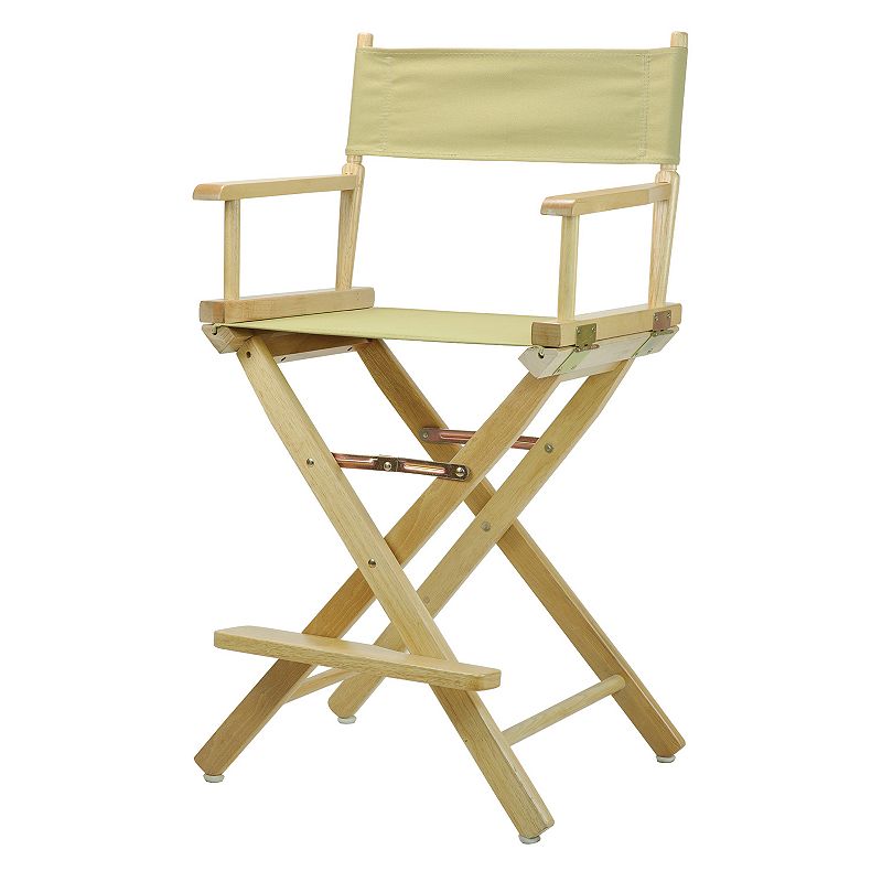 33231975 Casual Home 24 Natural Finish Directors Chair, Bei sku 33231975