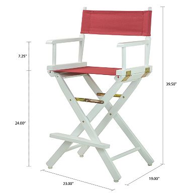 Casual Home 24" White Finish Director's Chair