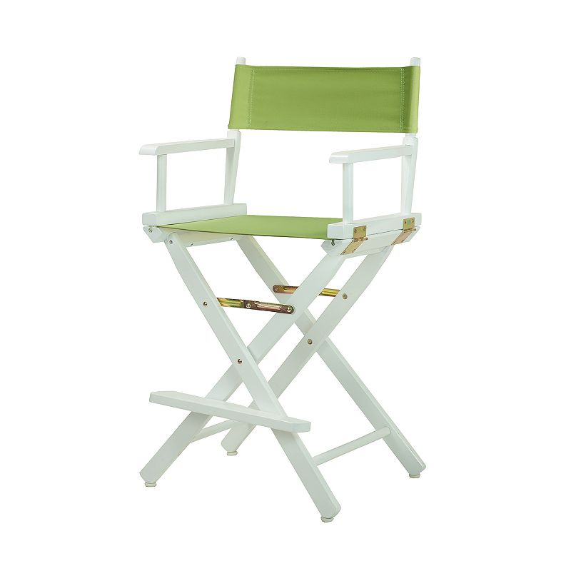 19012139 Casual Home 24 White Finish Directors Chair, Green sku 19012139