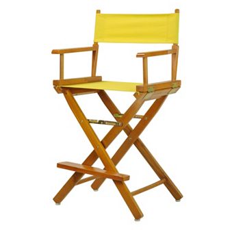Casual Home 24" Honey Oak Finish Director's Chair