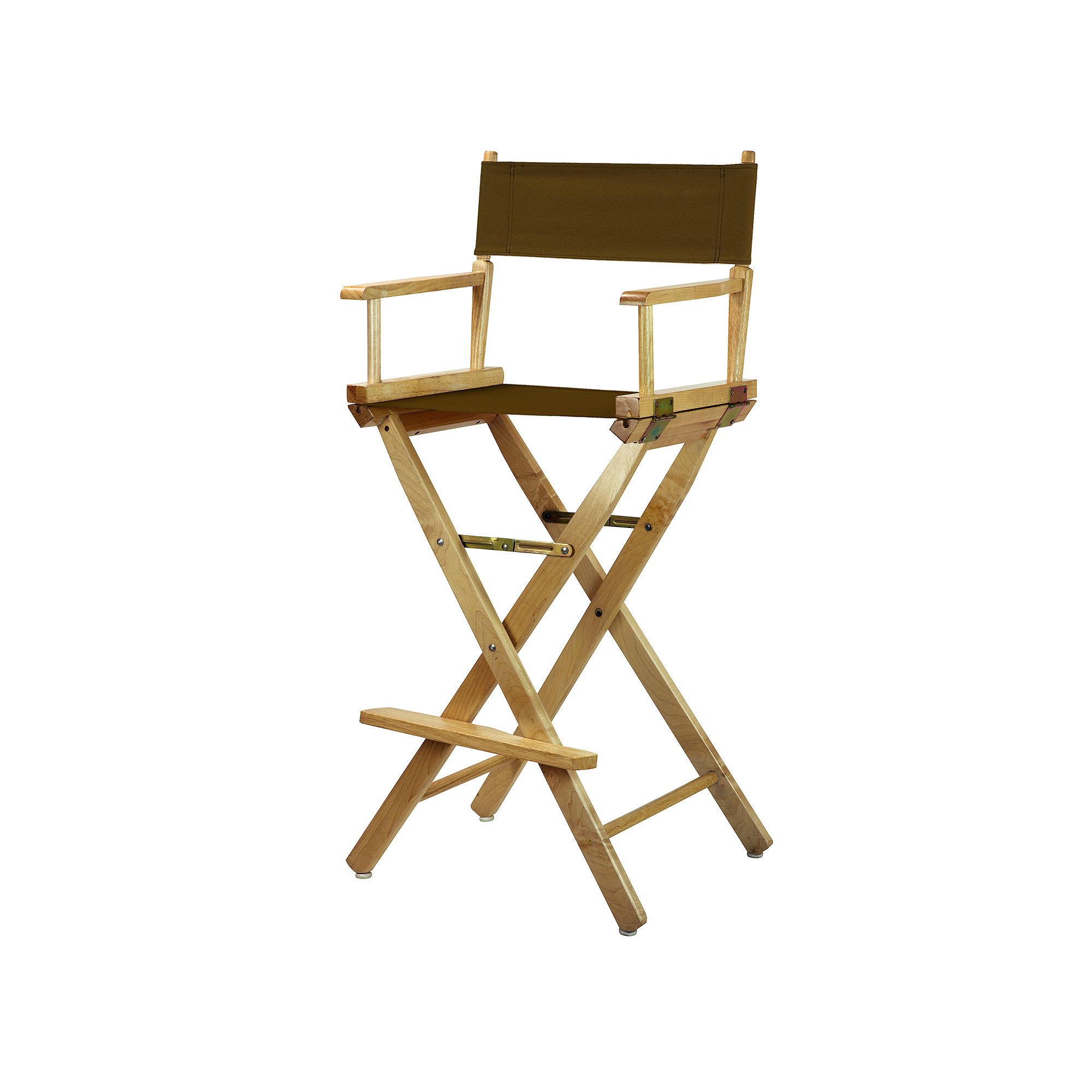 Casual Home 30 Directors Chair Bar Stool, Brown
