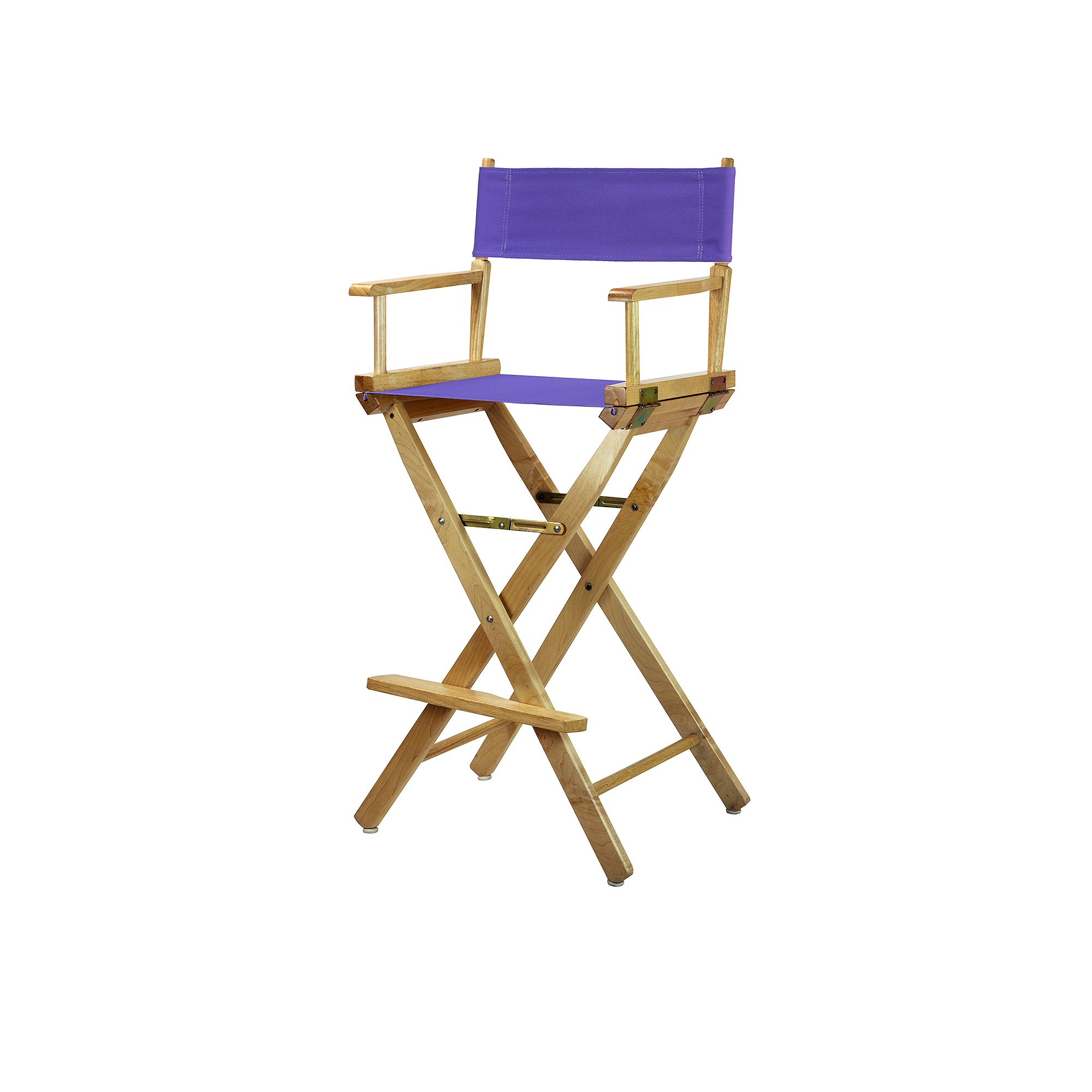 Casual Home 30 Directors Chair Bar Stool, Purple