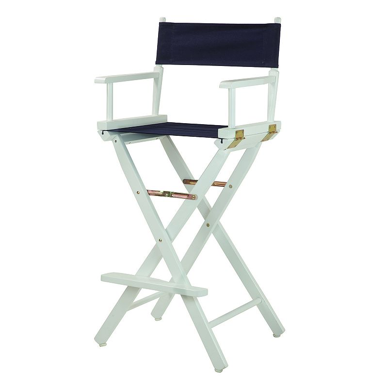 33691503 Casual Home 30 White-Finish Directors Chair Bar St sku 33691503