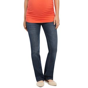 Maternity Oh Baby by Motherhood™ Secret Fit Belly™ Faded Bootcut Jeans