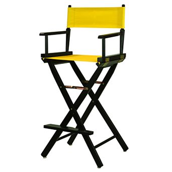 Casual Home 30'' Black Finish Director's Chair Bar Stool
