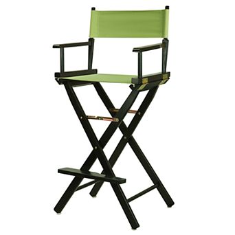 Casual Home 30'' Black Finish Director's Chair Bar Stool