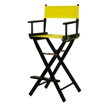 Casual Home 30'' Black Finish Director's Chair Bar Stool