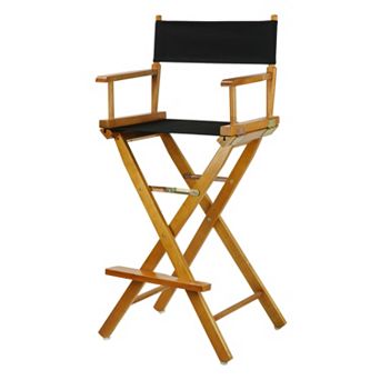 Casual Home 30'' Honey Finish Director's Chair Bar Stool