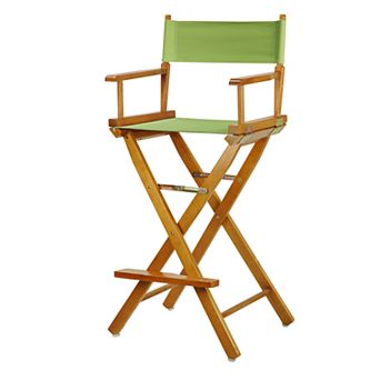Casual Home 30'' Honey Finish Director's Chair Bar Stool