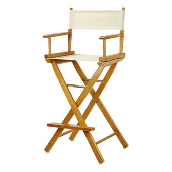Casual Home 30'' Honey Finish Director's Chair Bar Stool