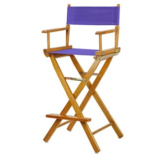 Casual Home 30'' Honey Finish Director's Chair Bar Stool