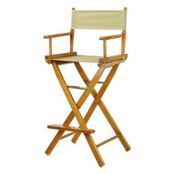 Casual Home 30'' Honey Finish Director's Chair Bar Stool