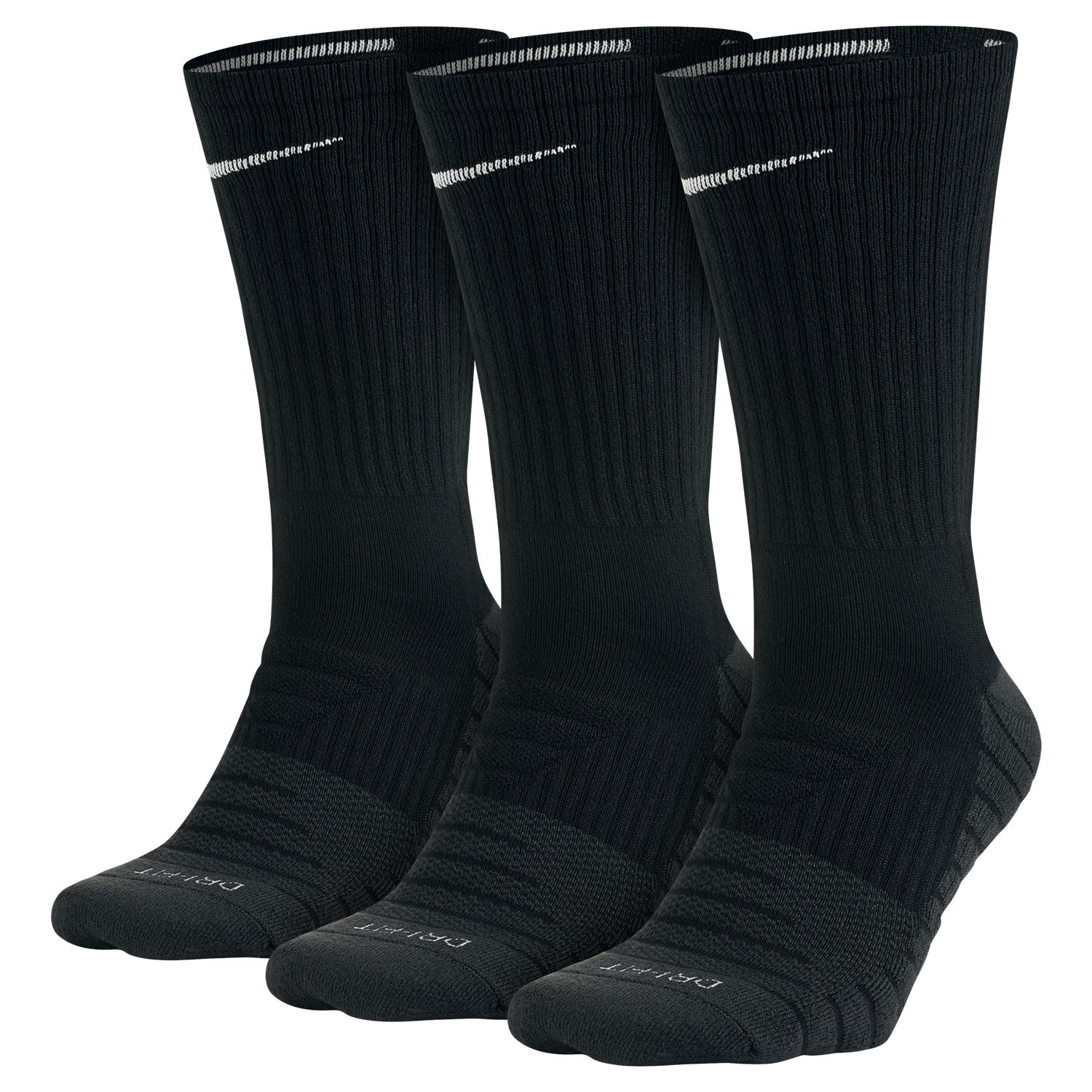 men's nike white dri fit socks