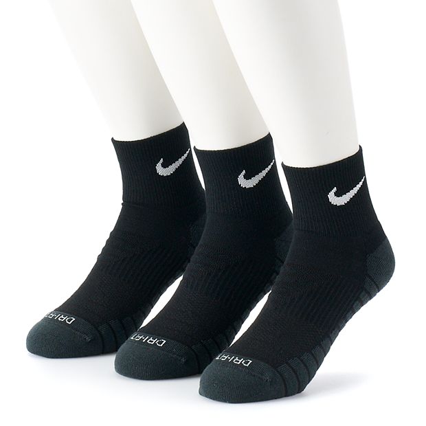 Men Cushioned Black Ankle Sports Socks- Pack of 3 – BONJOUR