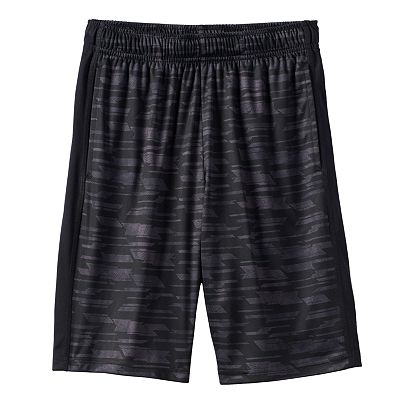 Boys 8 20 Husky Tek Gear Sky Striped Performance Athletic Shorts