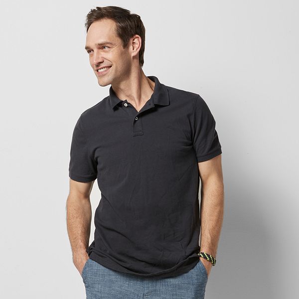 Big & Tall Sonoma Goods For Life™ Flexwear Classic-Fit Pique Polo