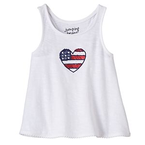 Baby Girl Jumping Beans® Patriotic Racerback Tank Top
