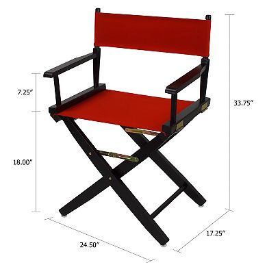 Casual Home 45.5-in. Black Finish Director's Chair