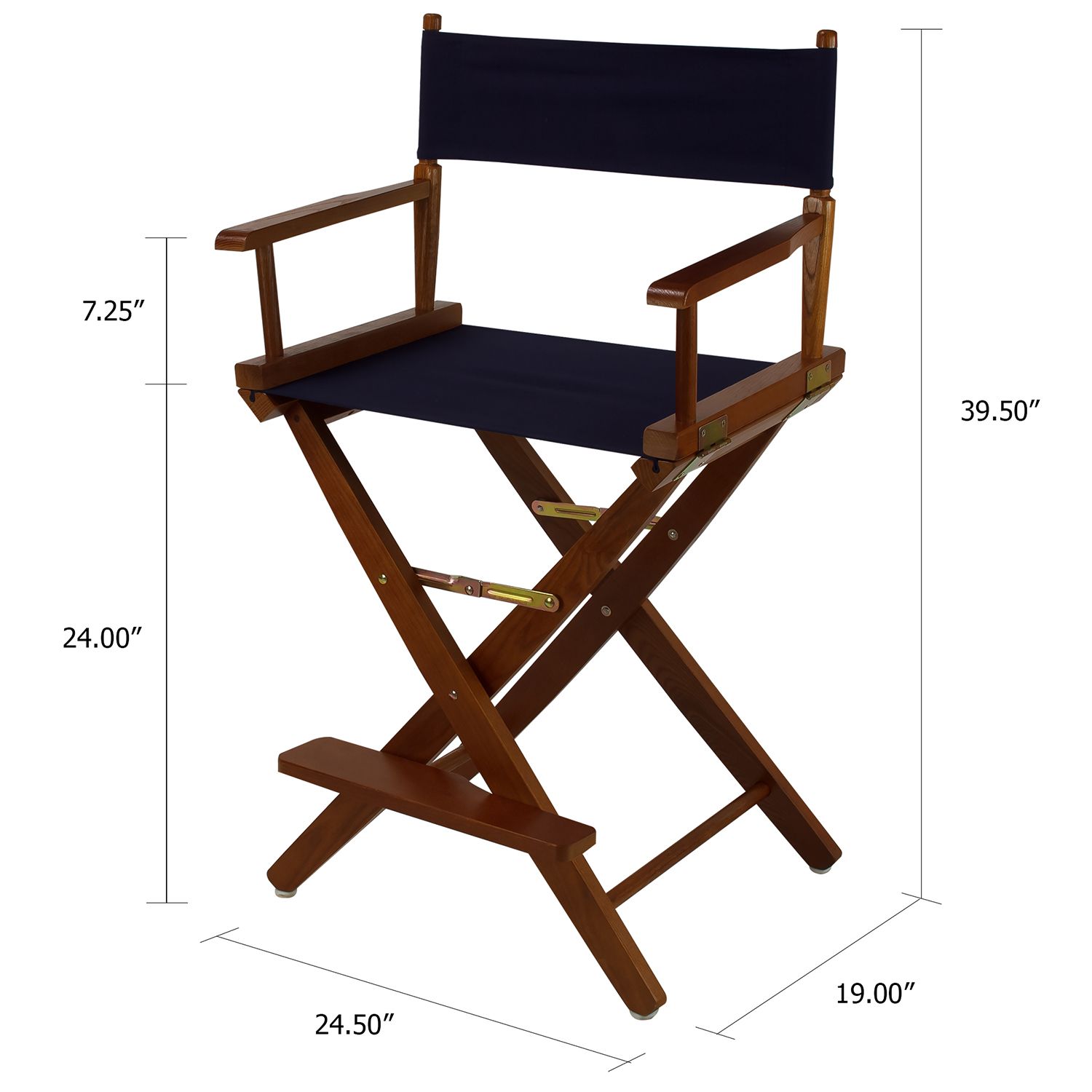 Casual Home 24 Oak Finish Director S Chair   2781884 ALT5