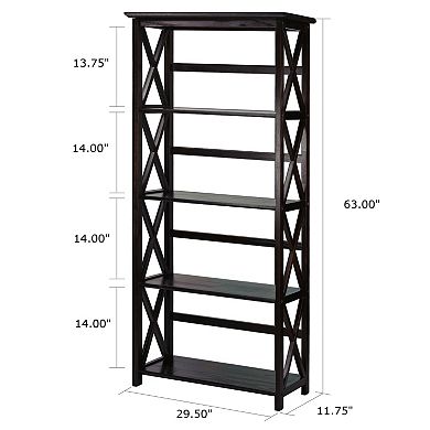 Casual Home Montego 5-Shelf Bookcase