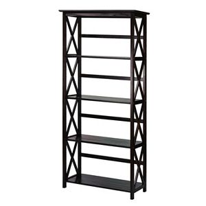 Casual Home Montego 5-Shelf Bookcase