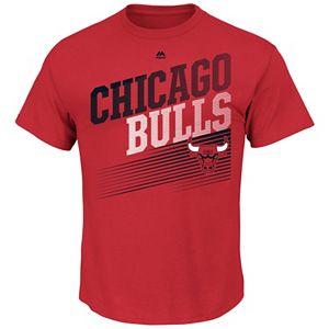 Men's Majestic Chicago Bulls Winning Tactic Tee