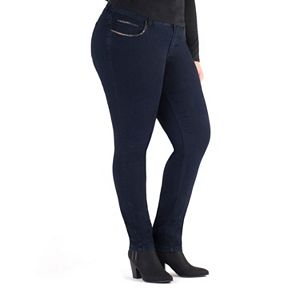 Plus Size Rhythm in Blues Modern Fit Skinny Jeans