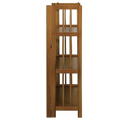 Casual Home 3-Shelf Folding Stackable Bookcase 