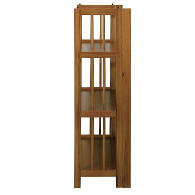 Casual Home 3-Shelf Folding Stackable Bookcase 