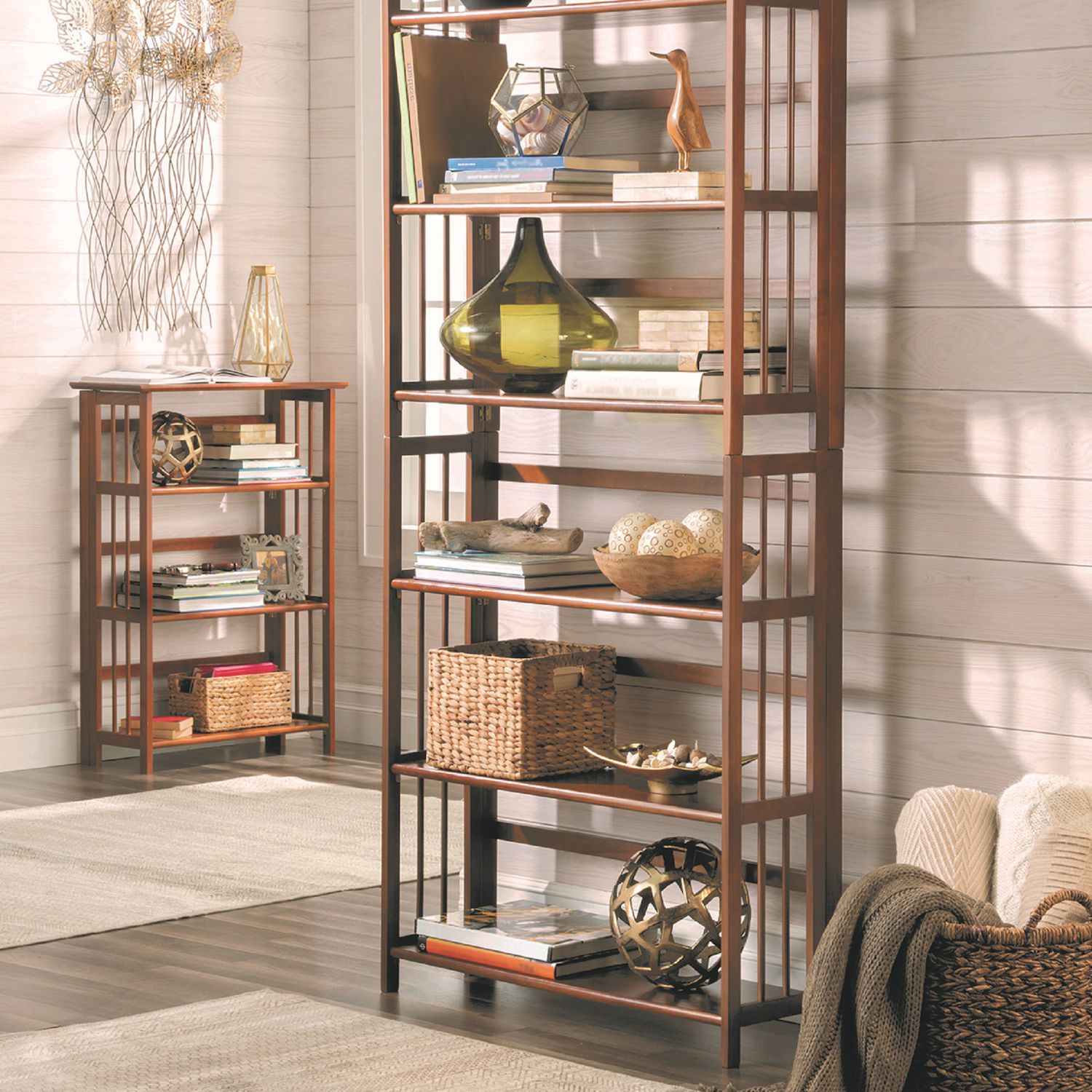 Casual Home 3 Shelf Folding Stackable Bookcase   2782421 ALT7