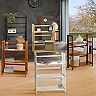 Casual Home 3-Shelf Folding Stackable Bookcase 
