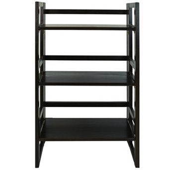 Casual Home 3-Shelf Folding Student Bookcase