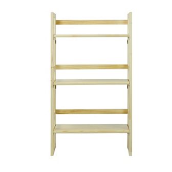 Casual Home 3-Shelf Folding Student Bookcase