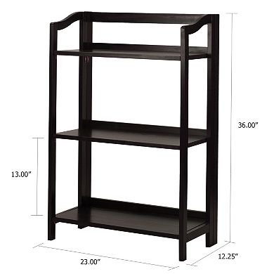 Casual Home Stratford 3-Shelf Folding Bookcase