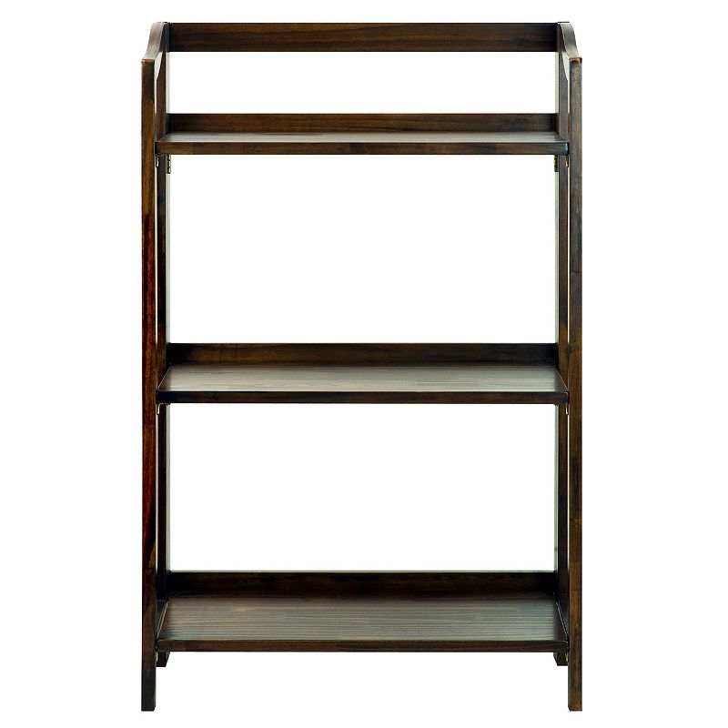 Casual Home Stratford 3-Shelf Folding Bookcase, Brown