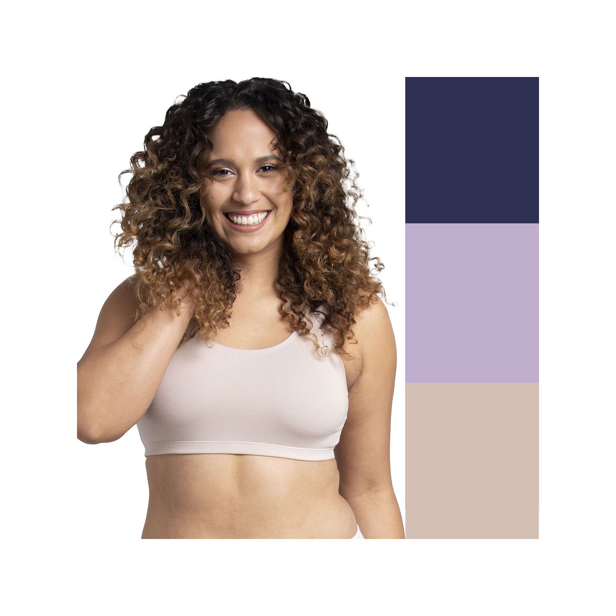 Womens Fruit of the Loom® 360 Stretch Bra 3-pack 3DSCSSB, Size: Small, Bl