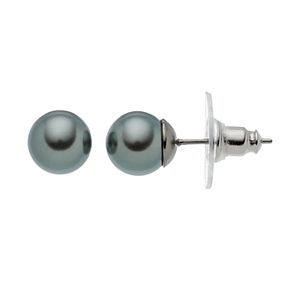 Simply Vera Vera Wang Gray Simulated Pearl Stud Earrings