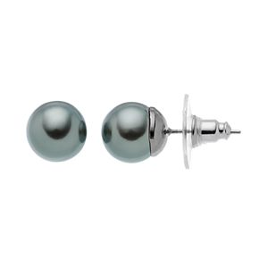 Simply Vera Vera Wang Gray Simulated Pearl Stud Earrings