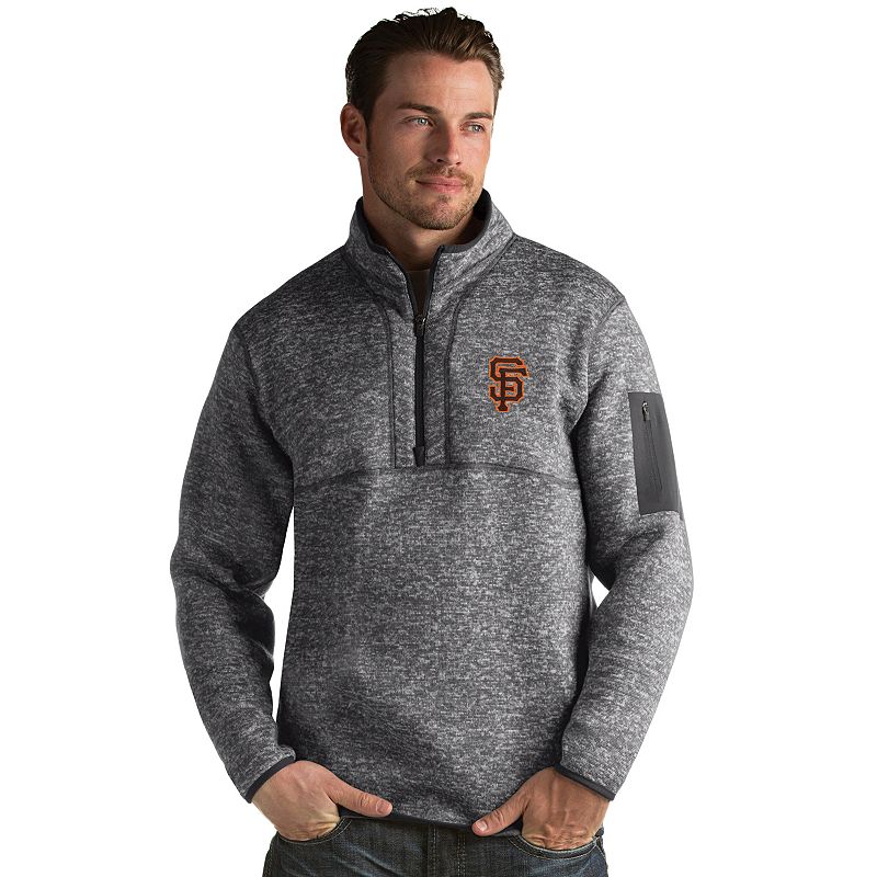 Mens Antigua San Francisco Giants Fortune Pullover, Size: 3XL, Grey