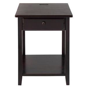 Casual Home Night Owl Night Stand with USB Port