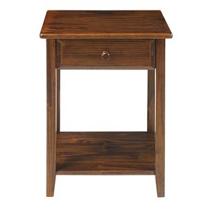Casual Home Night Owl Night Stand with USB Port