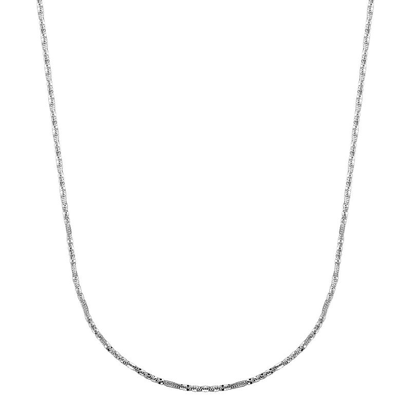 52833914 Everlasting Gold 14k White Gold Crisscross Chain N sku 52833914