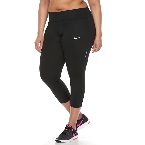 mínimo Intacto esfuerzo Plus Size Nike Dri-FIT Essential Crop Capri Leggings