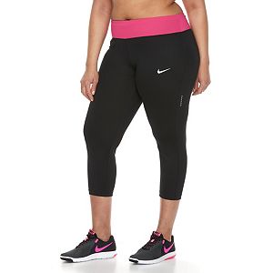 Plus Size Nike Dri-FIT Essential Crop Capri Leggings