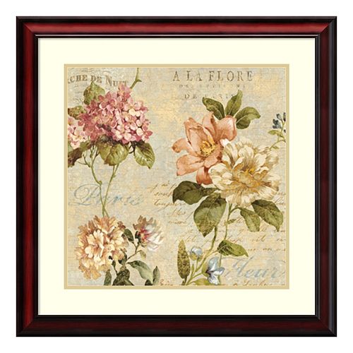 Amanti Art Fleur Paris I Framed Wall Art