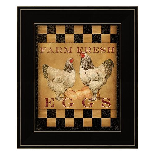 Farm Fresh Eggs I Framed Wall Art