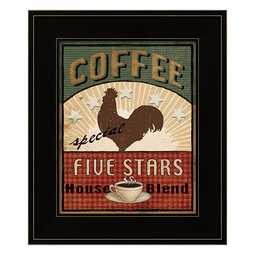 Coffee Blend Label III Framed Wall Art