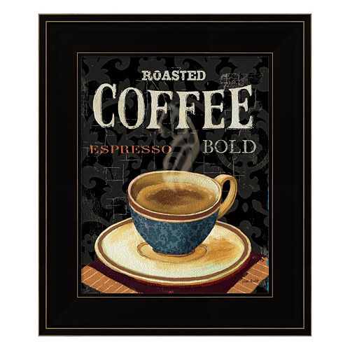 Today's Coffee IV Framed Wall Art