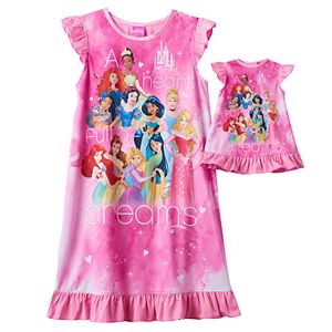 Disney Princess Cinderella, Snow White & Mulan Girls 4-8 